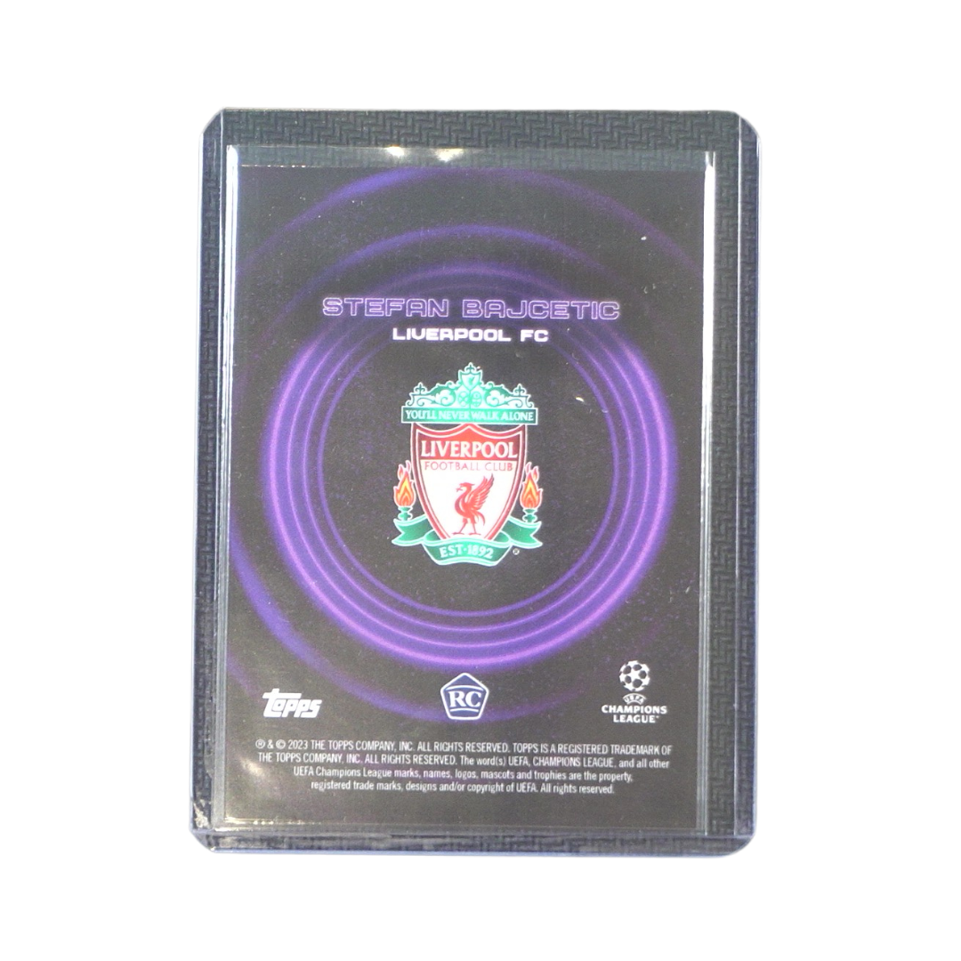 Stefan Bajcetic Autograph 08/25 -Topps Showtime UEFA Club Competitions 2022-2023