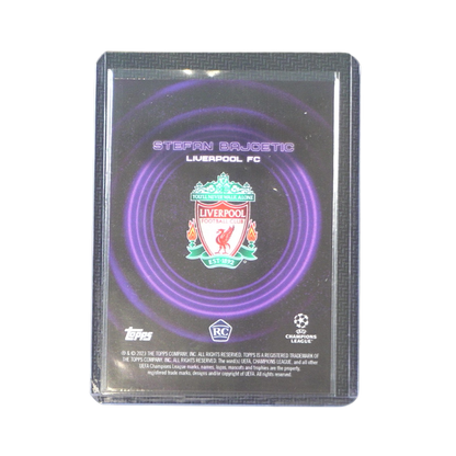 Stefan Bajcetic Autograph 08/25 -Topps Showtime UEFA Club Competitions 2022-2023