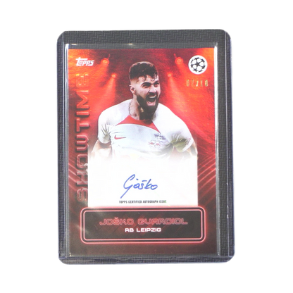 Josko Gvardiol Autograph 07/10 -Topps Showtime UEFA Club Competitions 2022-2023