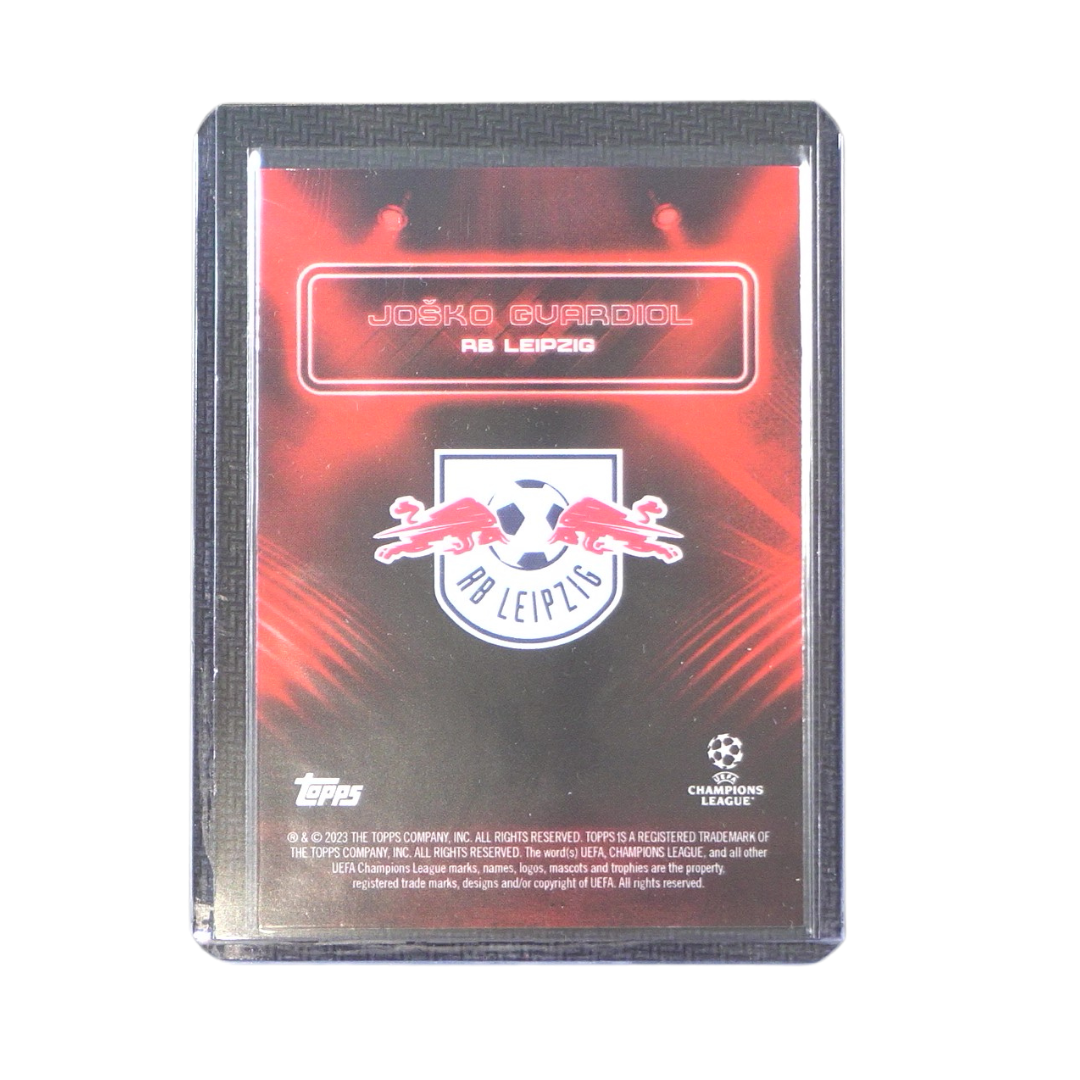 Josko Gvardiol Autograph 07/10 -Topps Showtime UEFA Club Competitions 2022-2023