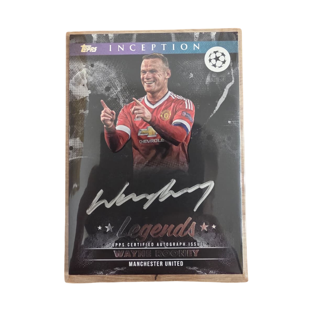 2024-25 Topps Inception UCC Wayne Rooney On Card Auto