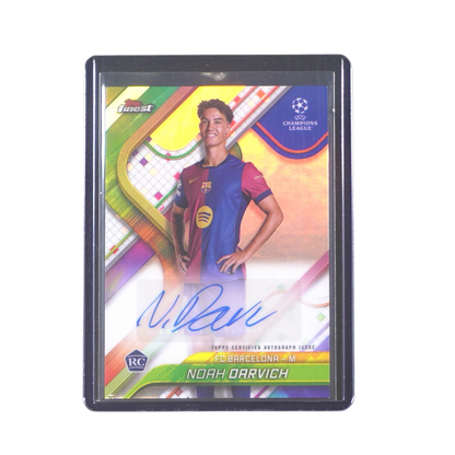 Noa Darvich Autograph - 2024/25 Topps Finest UEFA Club Competitions (Ungraded Card)