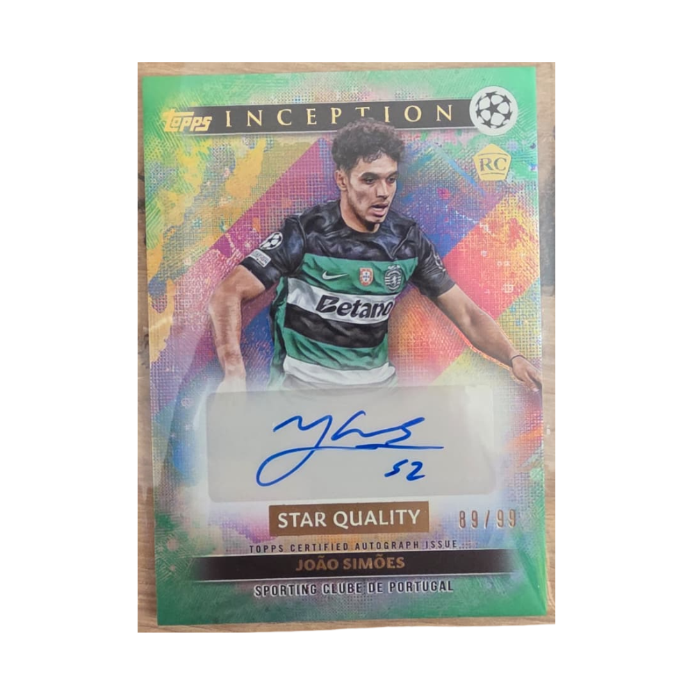 2024-25 Topps Inception UCC Joao Simons Auto /99