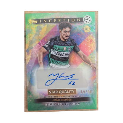 2024-25 Topps Inception UCC Joao Simons Auto /99