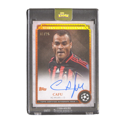 Cafu On Card Autograph 01/25 - Topps Merlin Chrome Hobby 23/24 ( Ungraded Card )