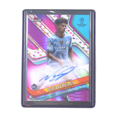 Nico O´Reilly 103/125 Autograph - 2024/25 Topps Finest UEFA Club Competitions (Ungraded Card)