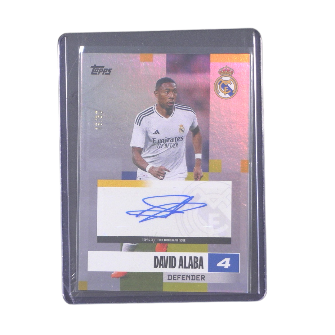 David Alaba 16/50 Autograph - Topps Real Madrid Team Set 24/25 (Ungraded Card)