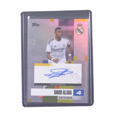David Alaba 16/50 Autograph - Topps Real Madrid Team Set 24/25 (Ungraded Card)