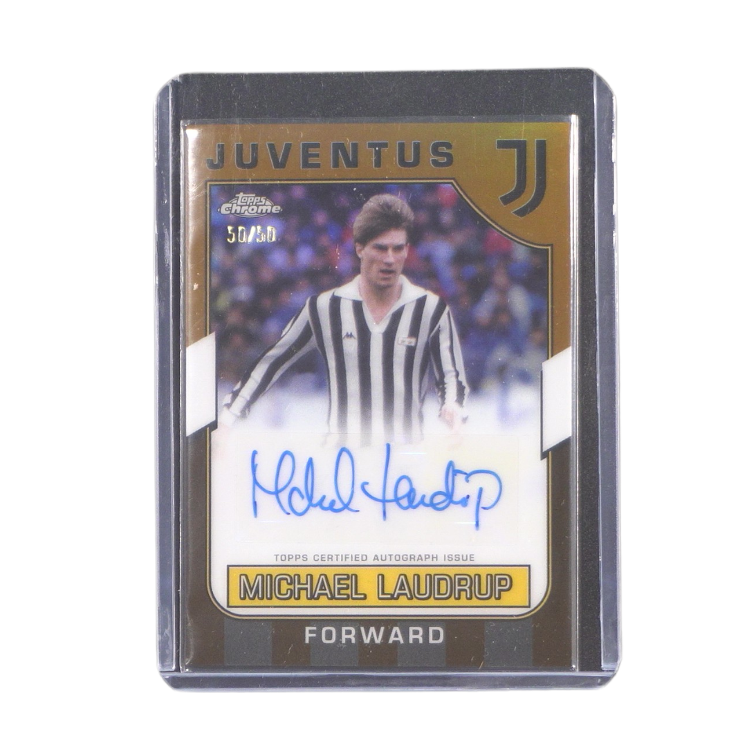 Michael Laudrup 50/50 Autograph - Topps Juventus Chrome 22/23 (Ungraded Card)