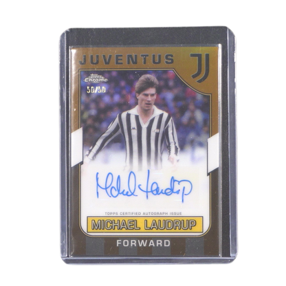 Michael Laudrup 50/50 Autograph - Topps Juventus Chrome 22/23 (Ungraded Card)