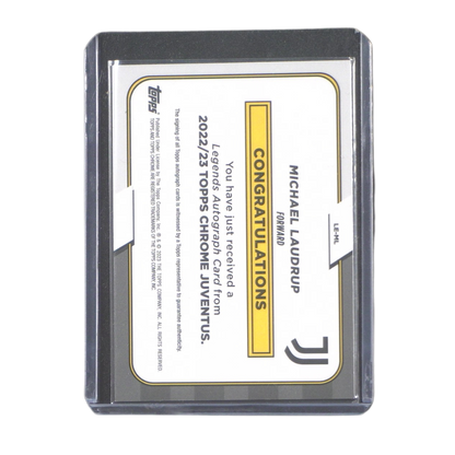 Michael Laudrup 50/50 Autograph - Topps Juventus Chrome 22/23 (Ungraded Card)