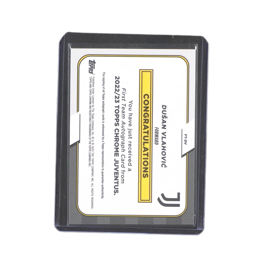 Dusan Vlahovic 06/50 Autograph - Topps Juventus Chrome 22/23 (Ungraded Card)