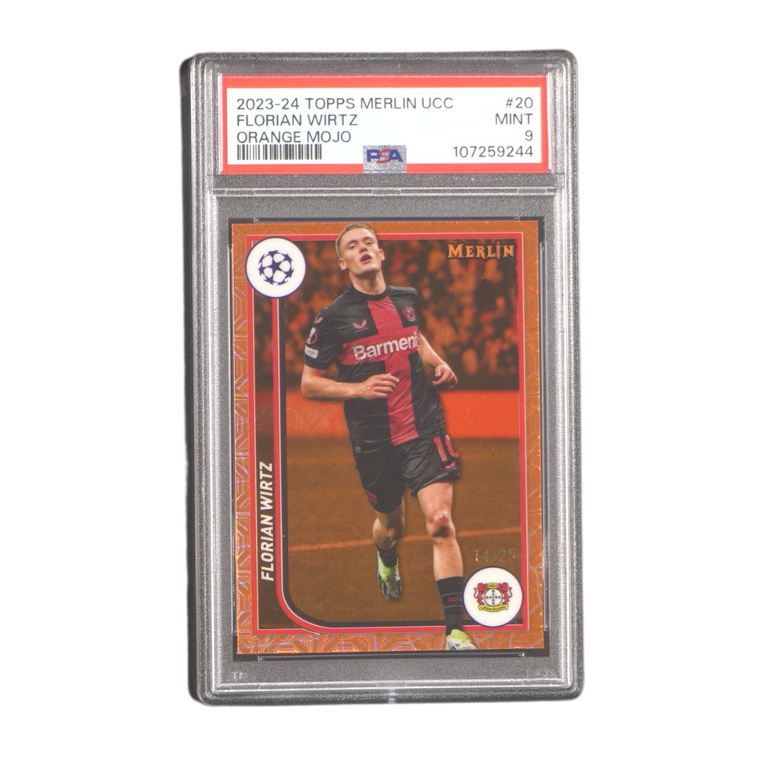 Florian Wirtz 14/25 PSA 9 - Topps Merlin Chrome Hobby 23/24 ( Ungraded Card )