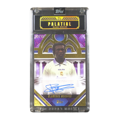 Clarence Seedorf 12/15 Autograph - 2024/25 Topps® Palatial Real Madrid (Ungraded Card) Kommissionsware
