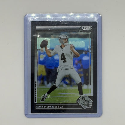 Aidan O'Connell Las Vegas Raiders NFL Football Panini 2024 Score 1/1