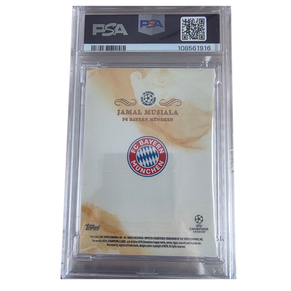 2021-22 Topps Pearl UCL Jamal Musiala Bayern München /5 PSA 10