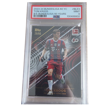 2023-24 Topps Bundesliga 60 Years Toni Kroos Bayern München /60 PSA 9