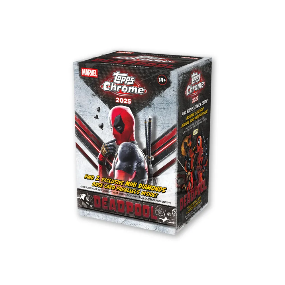 2025 Topps Chrome Marvel Deadpool Value Box