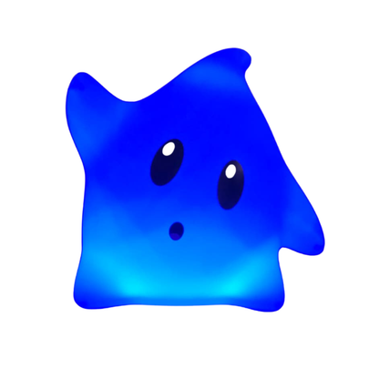 UCI Popcorn Eimer Super Mario Galaxy Stern Light Up Luma Star - Blau