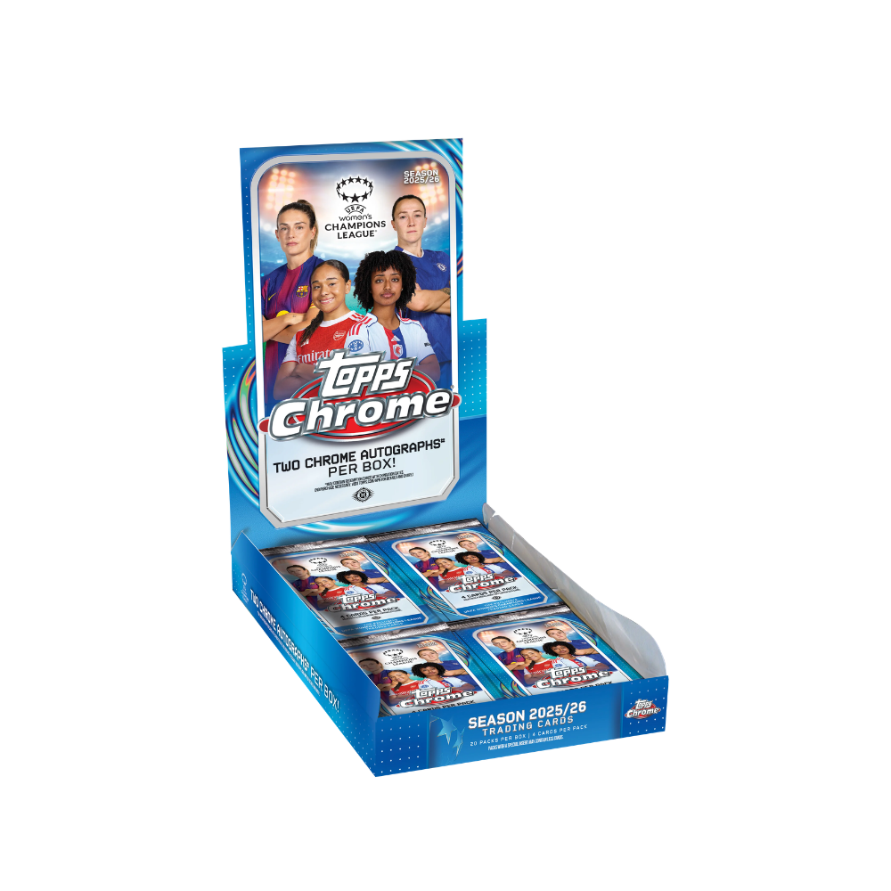 2025-26 Topps Chrome UEFA Women's Champions League Hobby Box