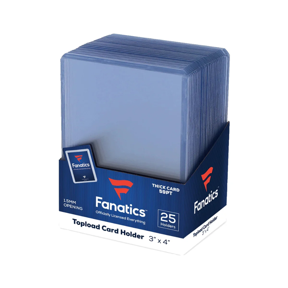 Fanatics Collectibles 59pt 3x4 Top Loader (25ct)
