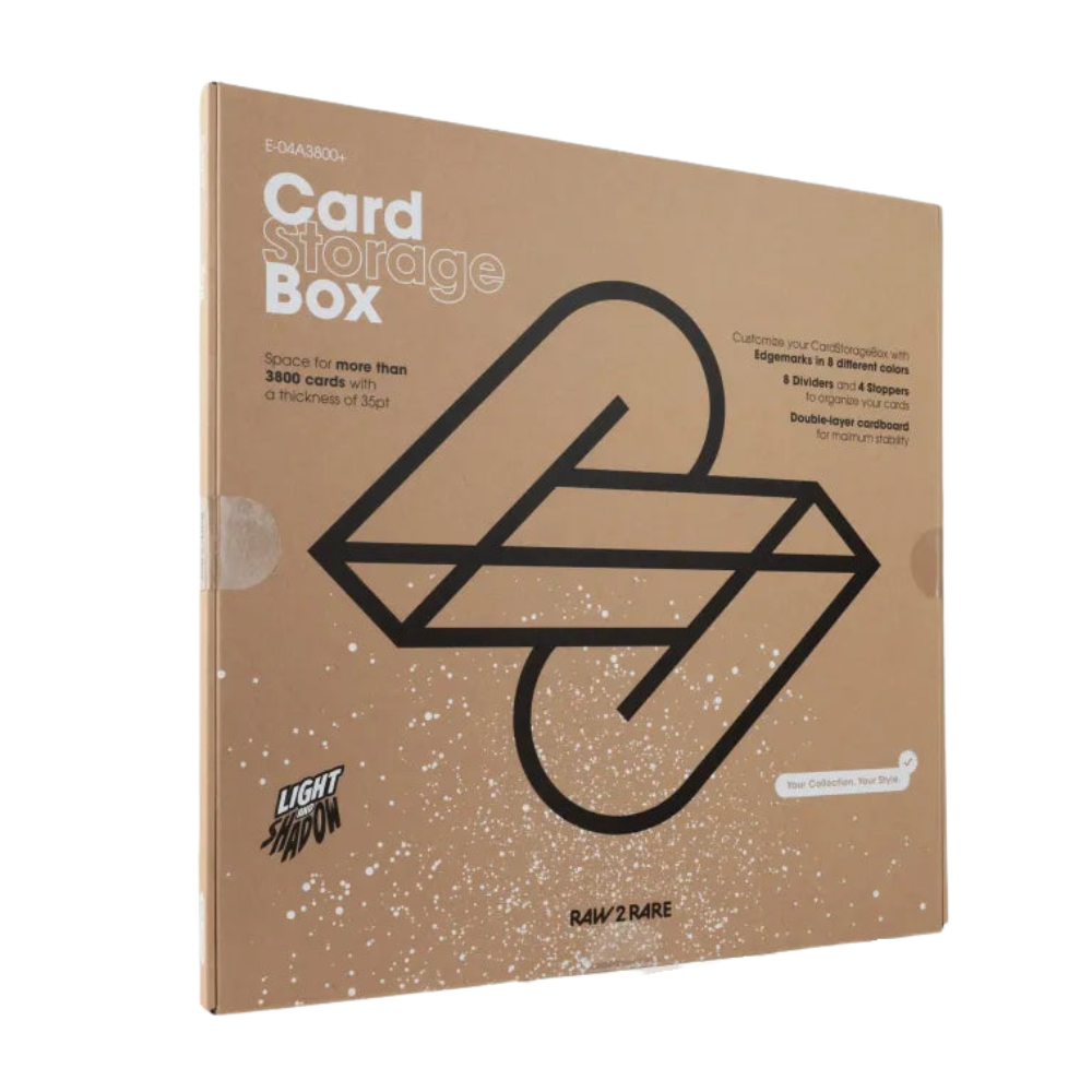 Raw2Rare CardStorage Box 3800+ Karten Bulk Aufbewahrung