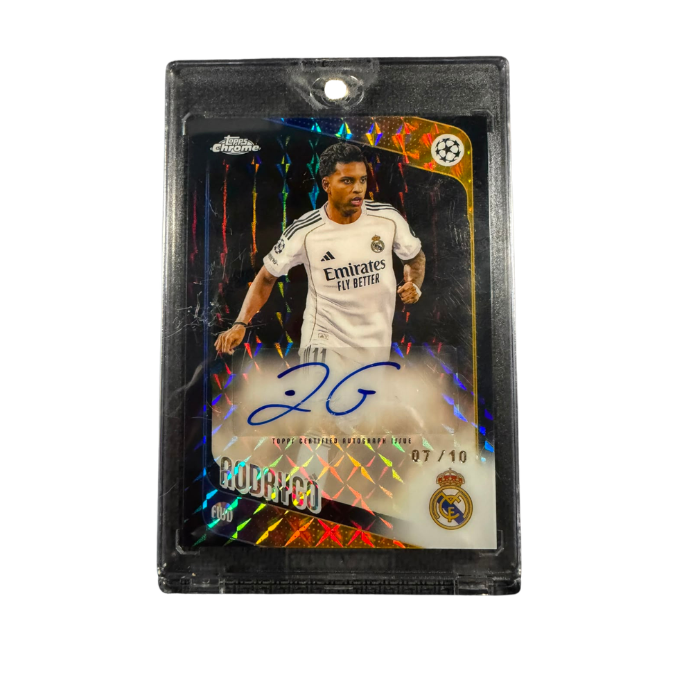 Rodrygo Real Madrid La Liga Topps Chrome UCC 2025-26 Auto /10