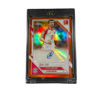 Thomas Müller Bundesliga Chrome Bayern München Auto Orange /25