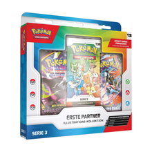 Pokemon Erste-Partner Illustrations-Kollektion 3 (3 Booster Promos & Sticker) Deutsch