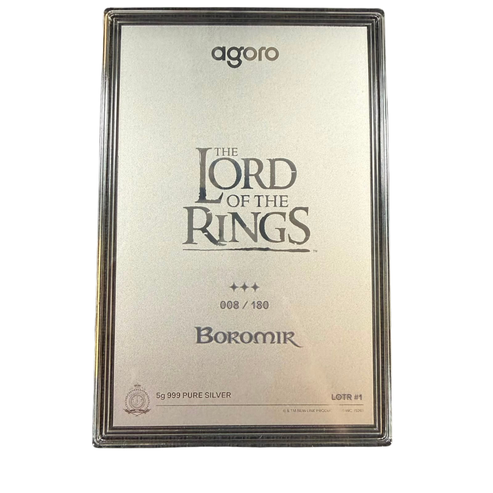 Boromir Agoro Lord of the Rings 5g Silver Tier 3 8/180