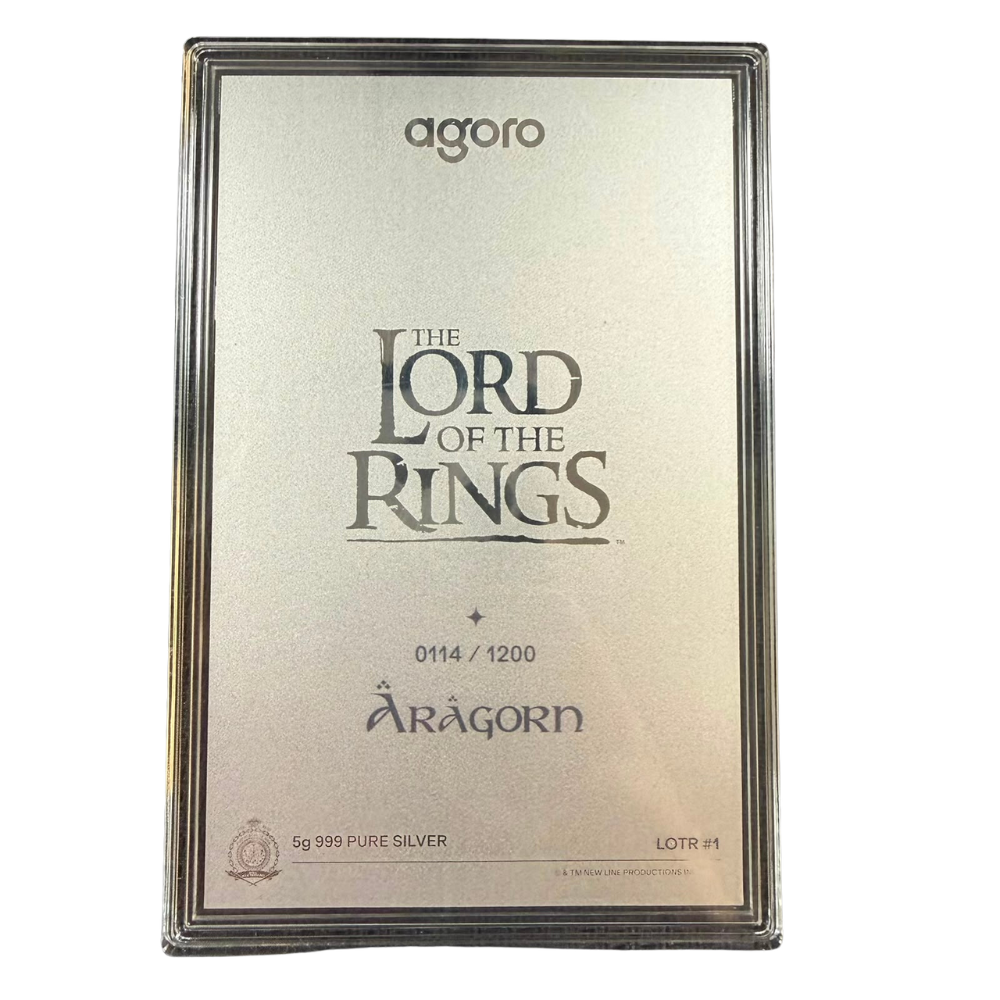 Aragorn Agoro Lord of the Rings 5g Silver Tier 1 114/1200