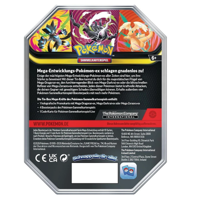 2026 Pokémon Tin Box Mega-Darkrai TCG Deutsch