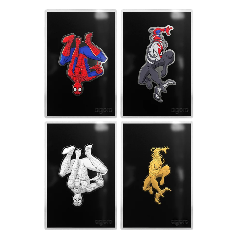 2026 Agoro Spider-Man Transforms 1/2oz Silver Coin Blind Box