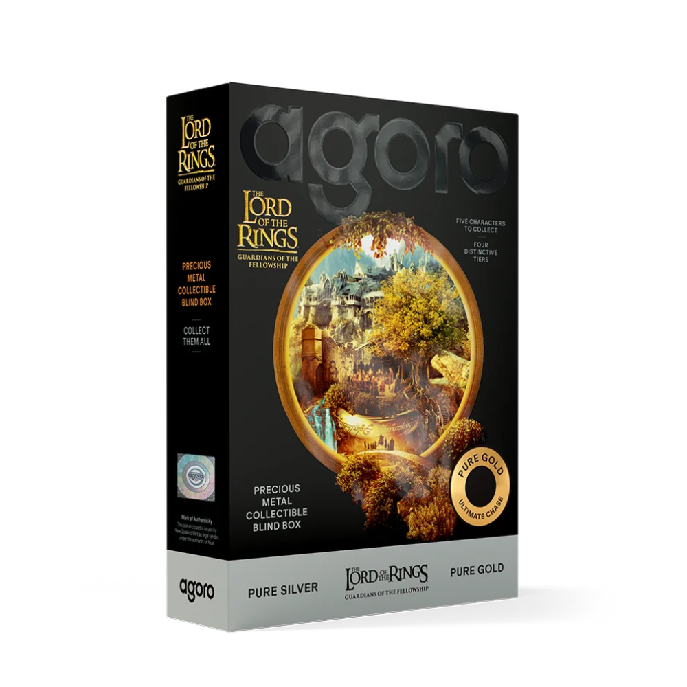 2026 Agoro Lord of the Rings Guardians of the Fellowship 5g Silver Foil Blind Box