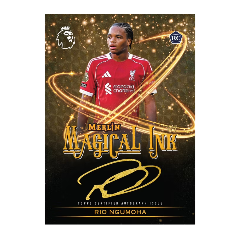 2025-26 Topps Merlin Premier League Chrome Hobby Box