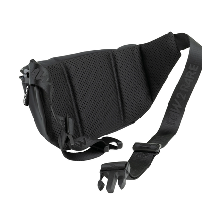 Raw2Rare Crossbody Bag Solid Black 2,5 Liter