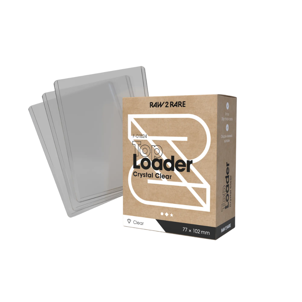 Raw2Rare TopLoader 35pt 24 Stück Kristallklar
