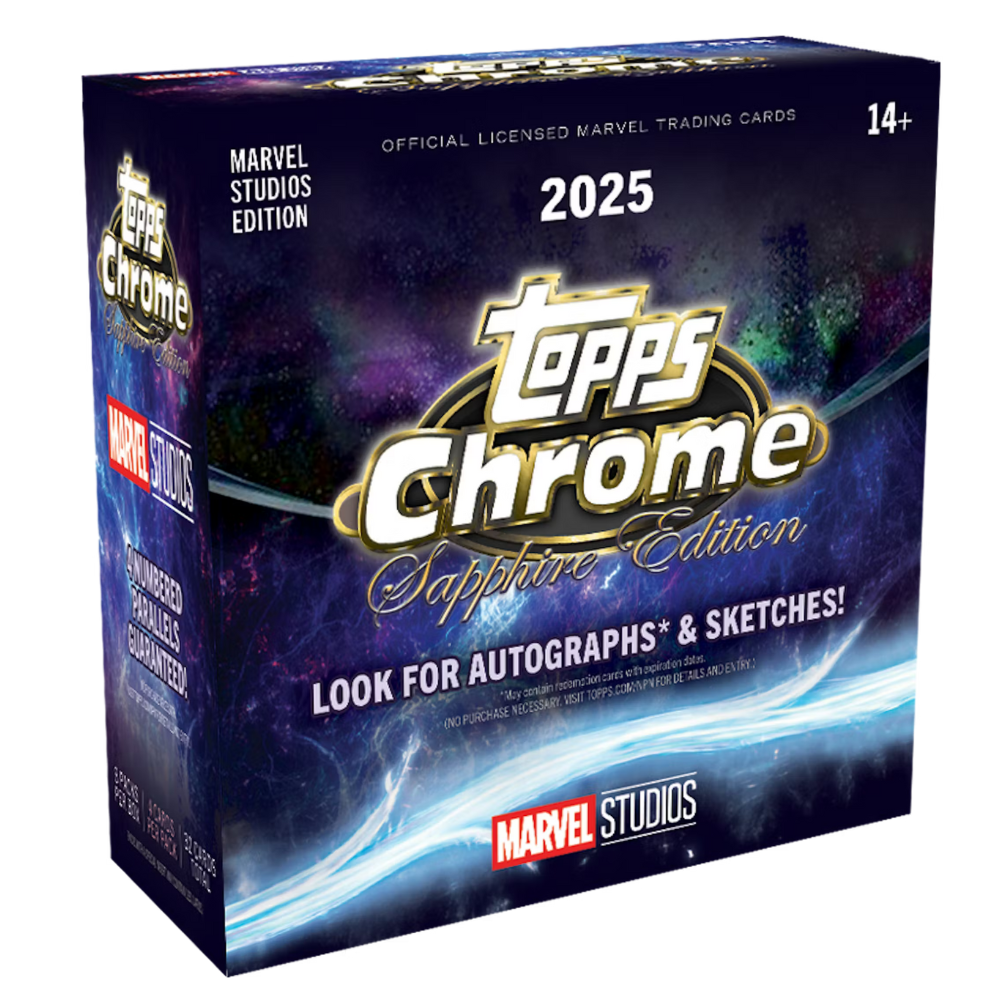 Topps Marvel Studios Chrome Sapphire 2025 Hobby Box