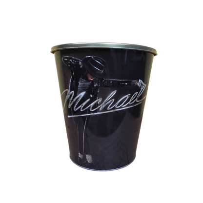 Michael Jackson Biopic Bundle Popcorn Eimer & 1x Mikrofon Becher