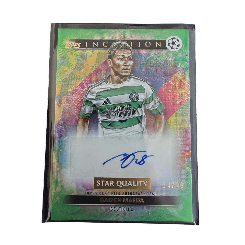 2024-25 Topps Inception UCC Daizen Maeda Celtic FC Auto /99