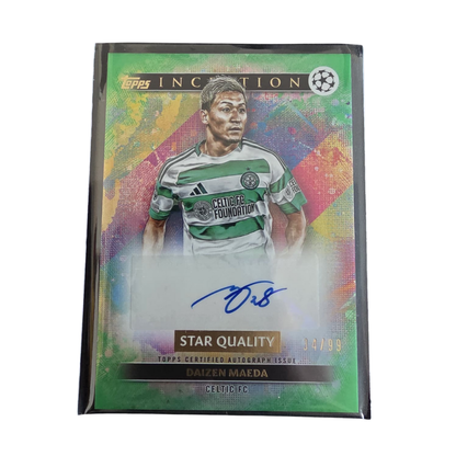 2024-25 Topps Inception UCC Daizen Maeda Celtic FC Auto /99