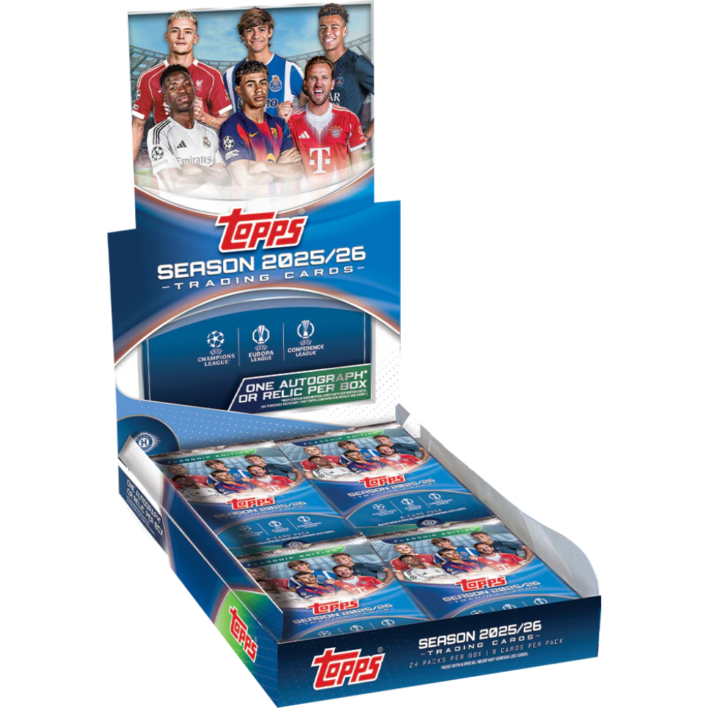 2025-26 Topps UEFA Club Competitions Hobby Box