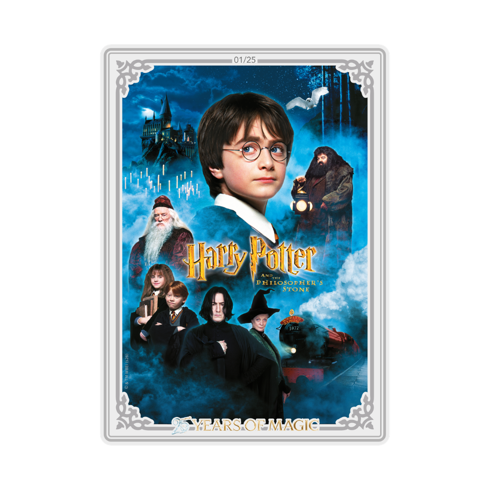 Harry Potter 25th Anniversary Edition - 3g Silver - Mystery Pack - Pre Order