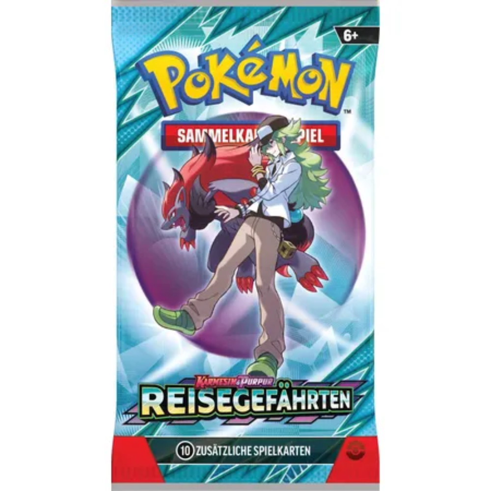 Pokémon TCG Karmesin & Purpur Reisegefährten Boosterpack