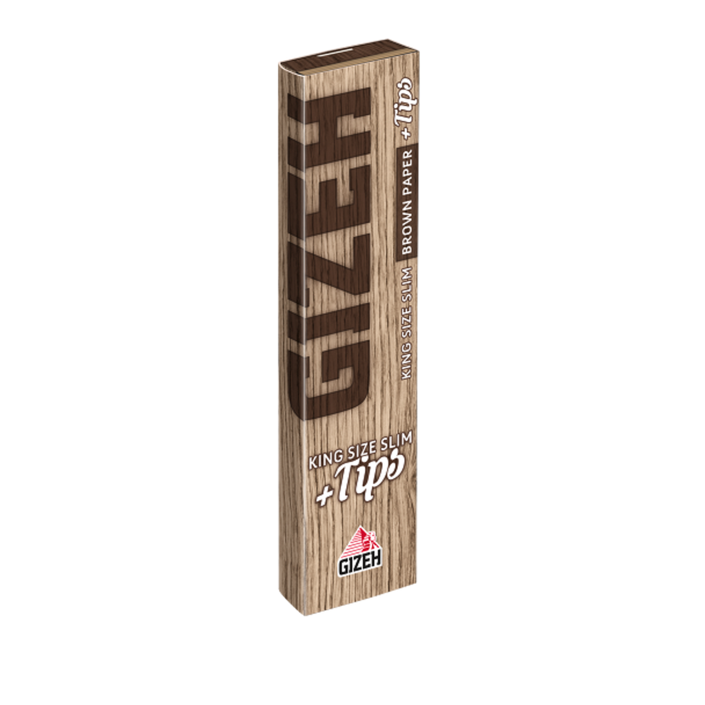 GIZEH Brown King Size Slim + Tips - Der Kiosk - Offiziell