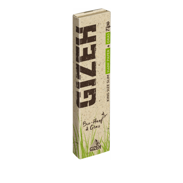 GIZEH Hanf & Gras King Size Slim + Tips - Der Kiosk - Offiziell
