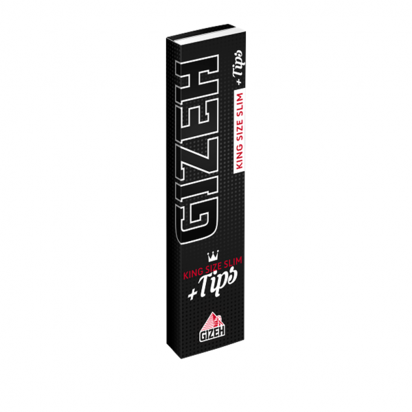GIZEH Black King Size Slim + Tips - Der Kiosk - Offiziell