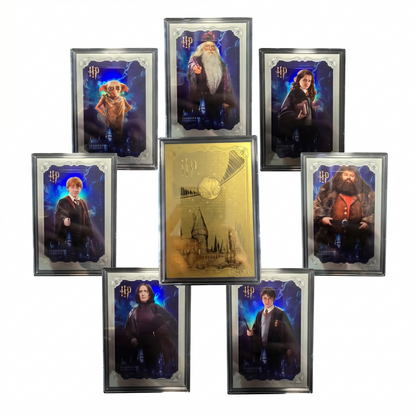Agoro Harry Potter 25 Years of Magic 8 Card Full Set Silver + Gold Cards