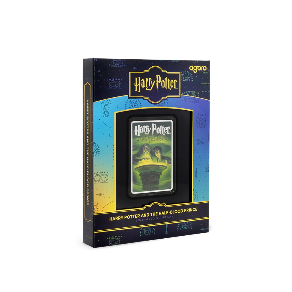 Agoro Harry Potter Book Covers: Harry Potter and the Half-Blood Prince 2oz Silver