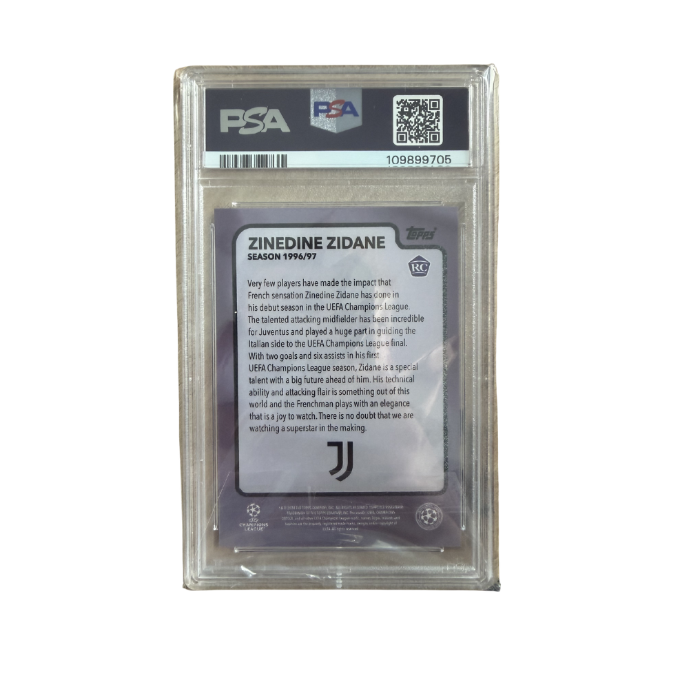 2024-25 Topps Lost Rookie Zidane Juventus Auto /25 PSA 10
